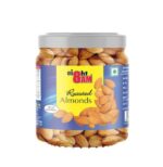 8am roasted almonds Jar.200gm