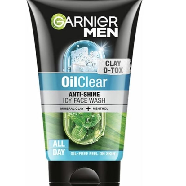 Garnier men oil clear icy face wash.50ml
